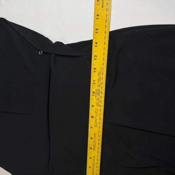 Fredericks of Hollywood Size 8 Black Slip Maxi Dress Backless Chain Whimsygoth - Picture 8 of 8